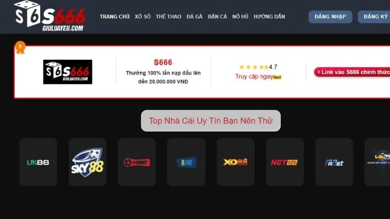 Giới thiệu S666 1 Tổng quan về S666: Một thương hiệu cá cược đẳng cấp quốc tế